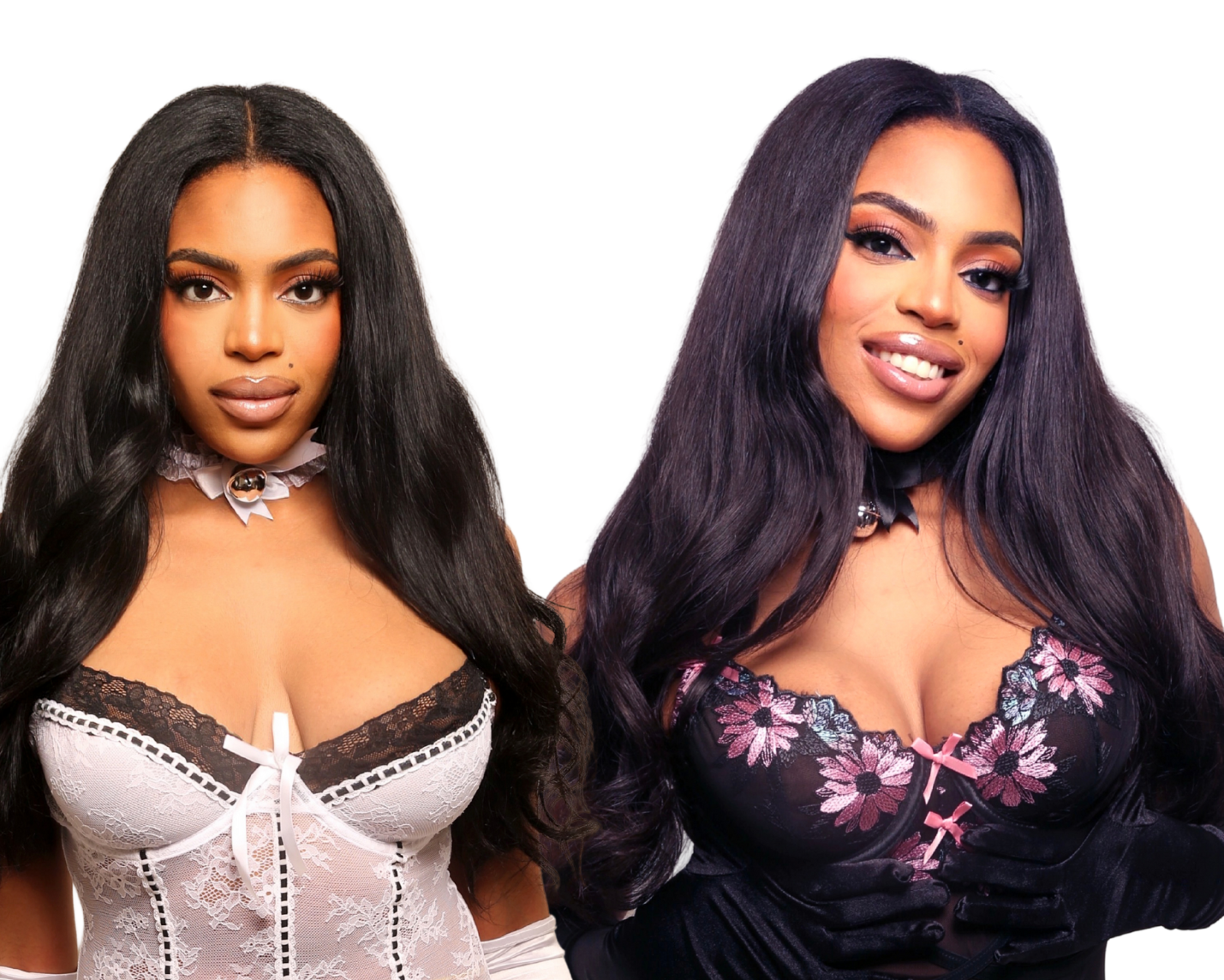 Carla Rockson in Giselle White and Celeste Onyx set by Soluna Mystics